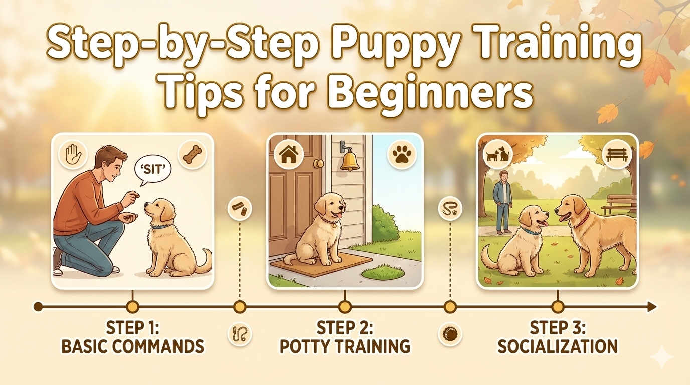 Step-by-Step Puppy Training Tips for Beginners