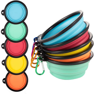 Collapsible Silicone Travel Dog Bowl